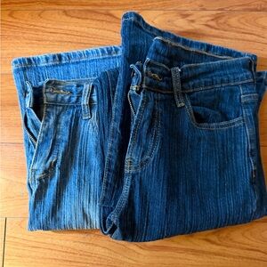 Brandy Melville two-pair flared denim jeans